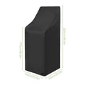 Heavy Duty Waterproof Outdoor Chair Cover with Drawstring Patio Chair Cover Nixie 65x65x220cm