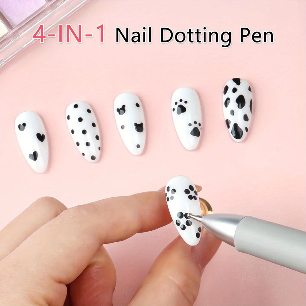 5-in-1 Nail Dotting Pen Set | Ballpoint Nail Art Tool