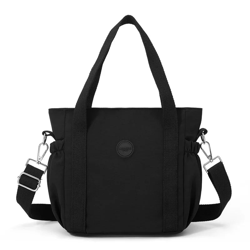 Nixie Large Nylon Tote Bag – Women's Lightweight Crossbody Shoulder Nylon Tote Bag Nixie