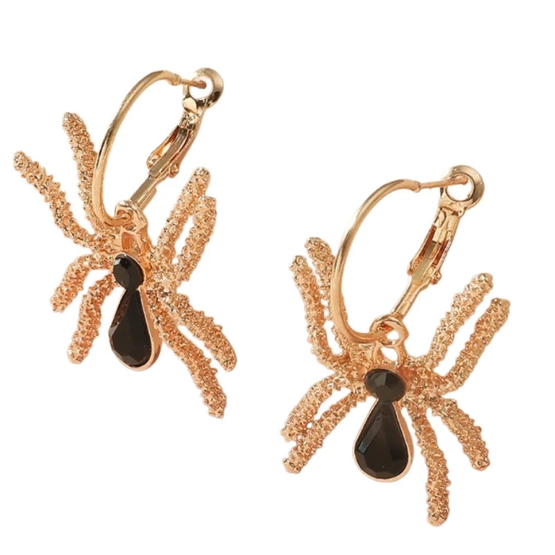 Gothic Ghost Spider Skull Drop Earrings | Women's Fashion Gothic Drop Earrings Nixie
