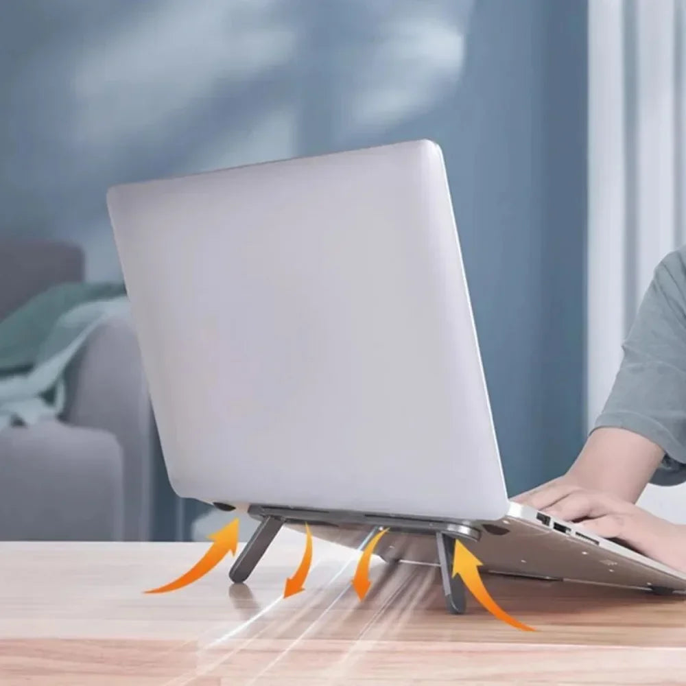 Foldable Laptop Stand Portable Notebook Cooling Riser Bracket