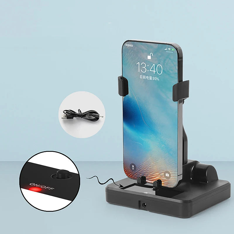 Automatic Phone Swing Shaker Desk Stand – Silent Pedometer Phone Swing Shaker Nixie