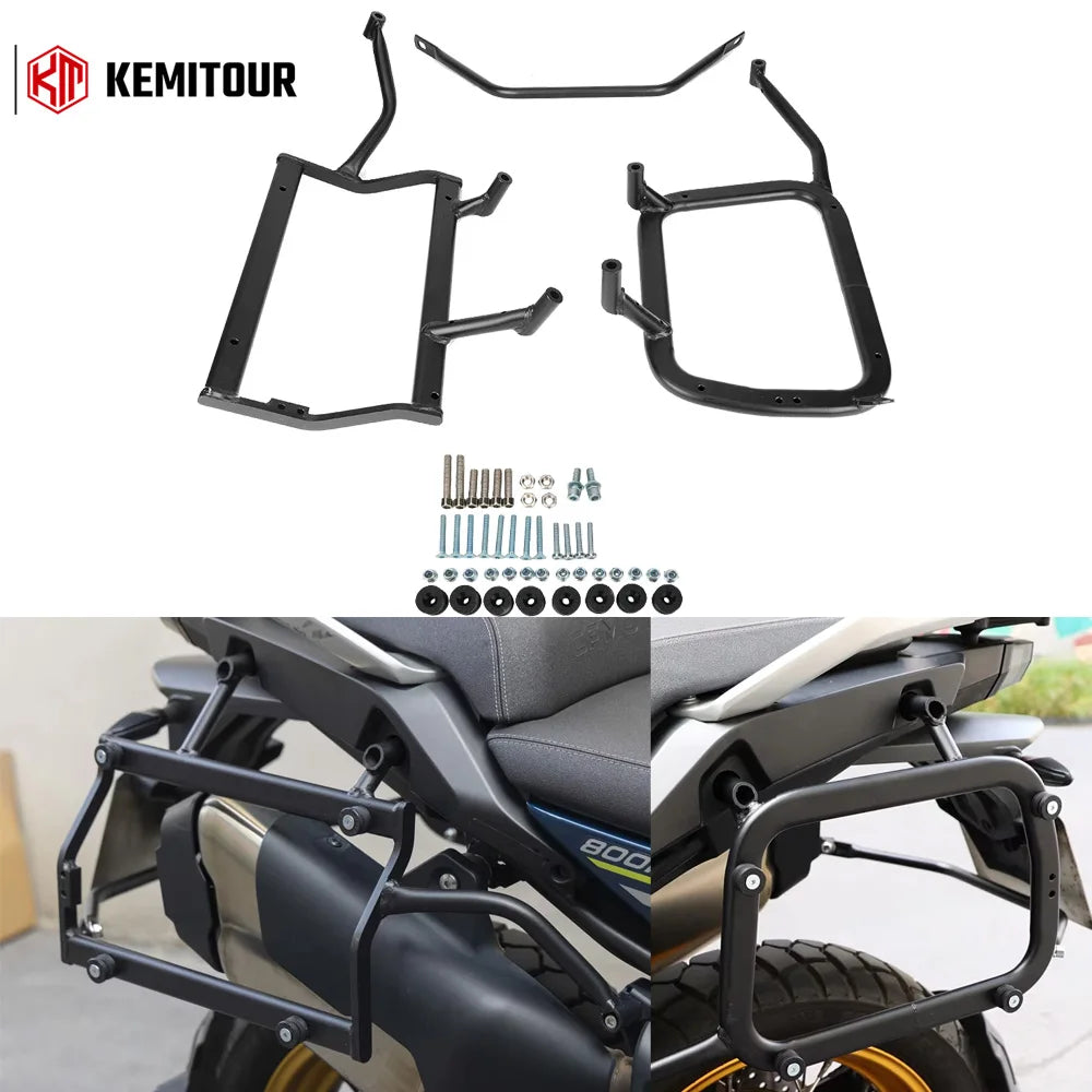 CFMOTO 800MT Side Pannier Luggage Rack 2021-2026 Aluminum Motorcycle Luggage Rack Nixie
