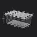 Reptile Breeding Box – Clear Vivarium Tank for Lizards & Spiders Reptile Breeding Box Nixie A1