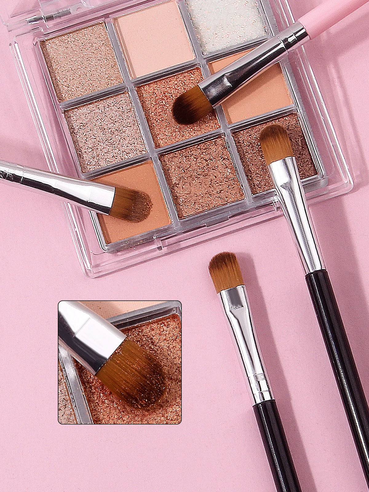 6-Piece Eyeshadow Brush Set – Blending & Concealer Brushes Eyeshadow Brush Set Nixie