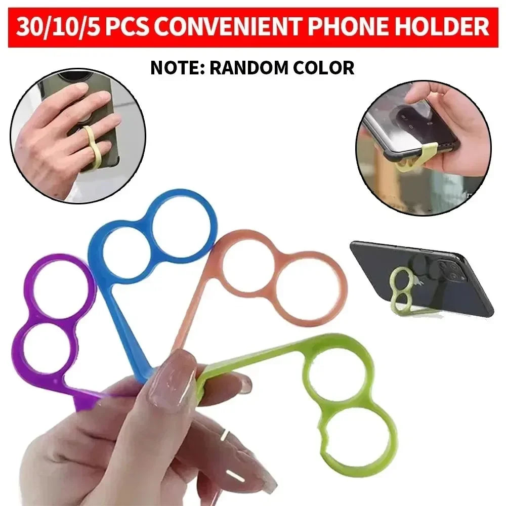 2/5PCS Finger Ring Phone Stand Holder Desktop Lazy Bracket