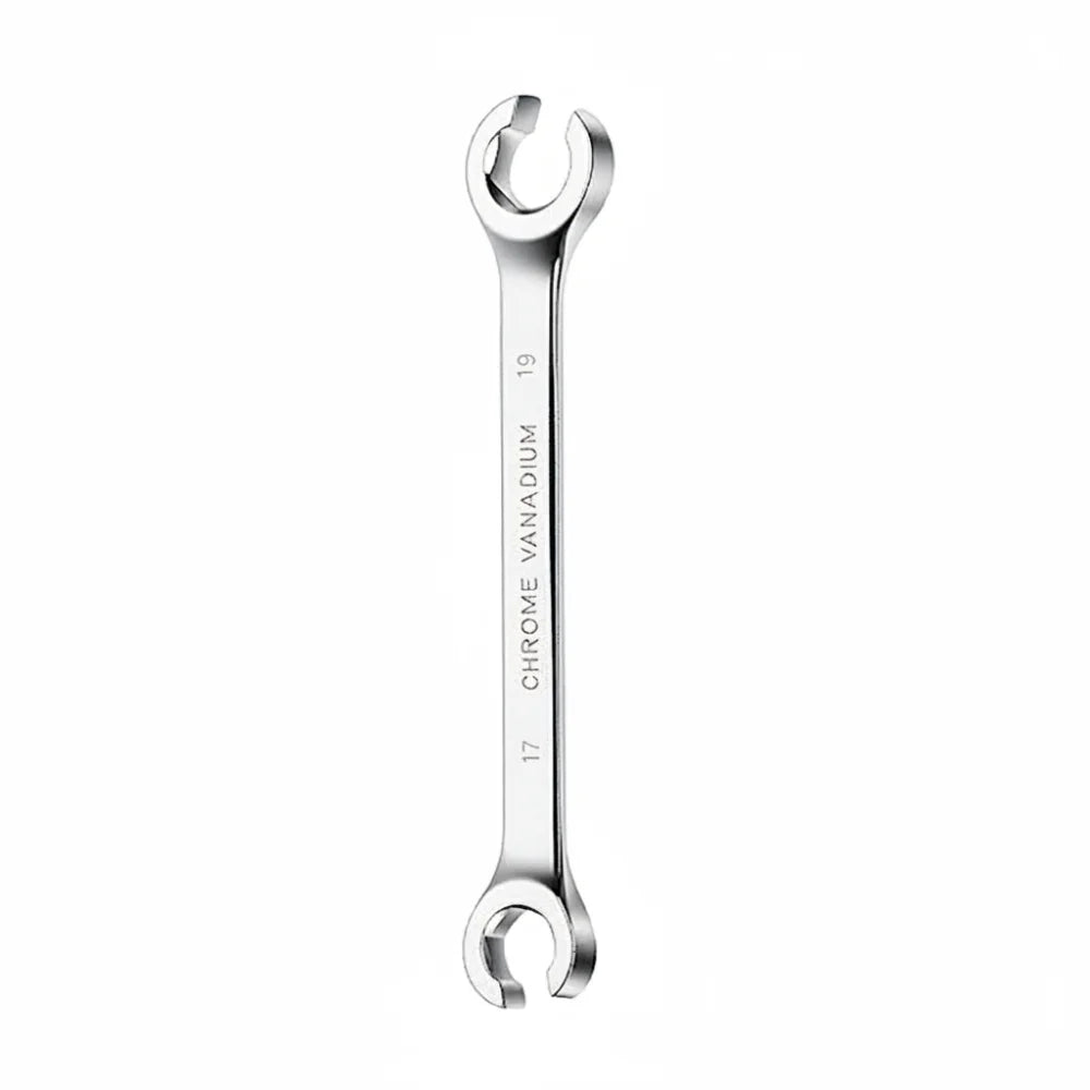 8-19mm Flare Nut Wrench Mirror Finish Double Head Line Spanner