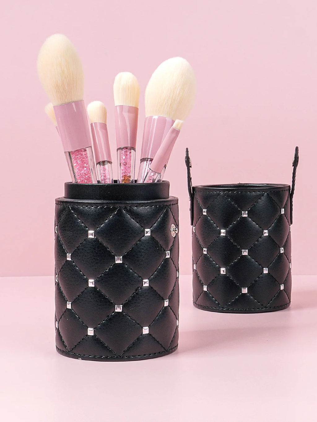 Black Diamond Square Makeup Brush & Nail Tool Storage Holder Makeup Brush Holder Nixie