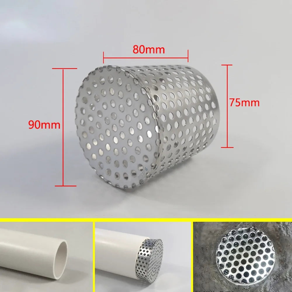 Stainless Steel Anti-Clog Floor Drain Strainer & Gutter Guard Floor Drain Strainer Nixie 5