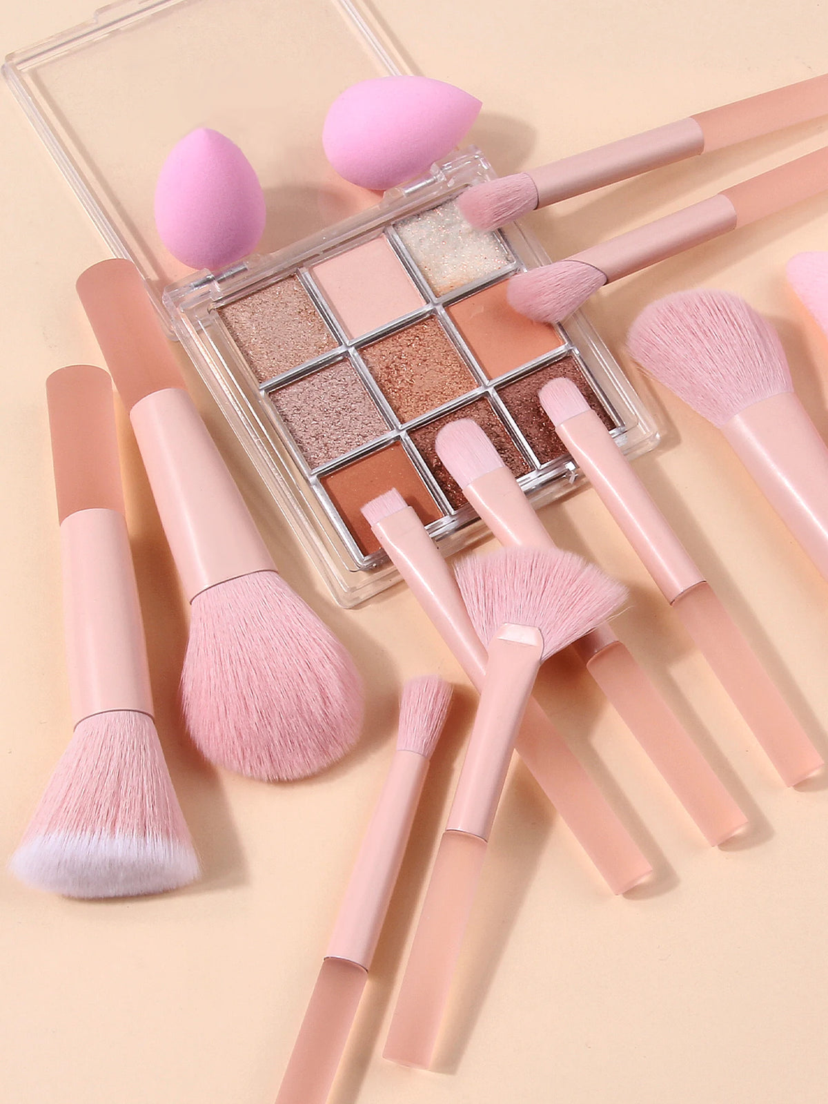 10-Piece Mini Makeup Brush Set – Travel Portable Pro Kit Makeup Brush Set Nixie