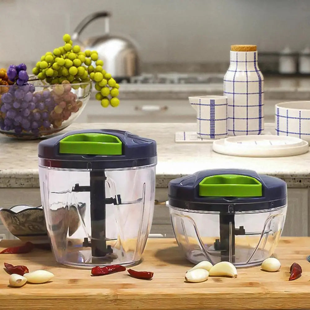 Manual Food Chopper – Sharp Stainless Steel Blades | Nixie Manual Food Chopper Nixie