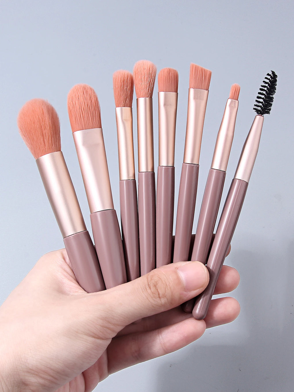 10-Piece Soft Fluffy Makeup Brush Set – Foundation & Blush Makeup Brush Set Nixie