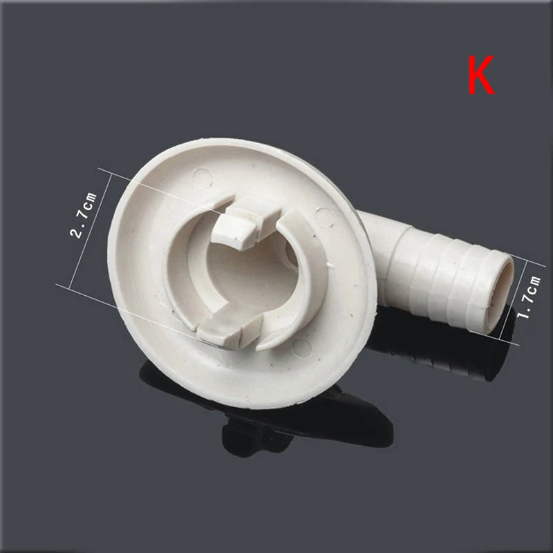 AC Drain Hose Connector Elbow Fitting with Rubber Ring for Gree Kelon AC Drain Connector Nixie K
