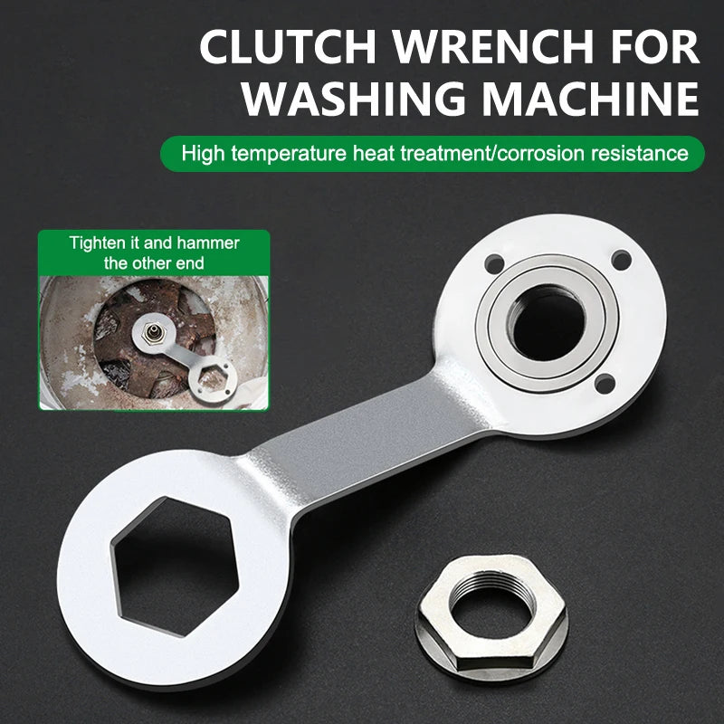 Washing Machine Clutch Wrench 36/38mm Double-Ended Spanner Appliance Repair Wrench Nixie