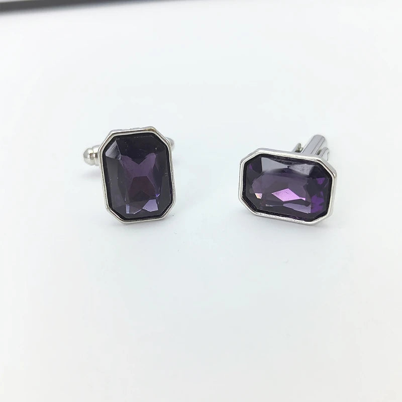 Men's Zirconia Cufflinks – Luxurious Dress Shirt & Suit Style Men's Cufflinks Nixie
