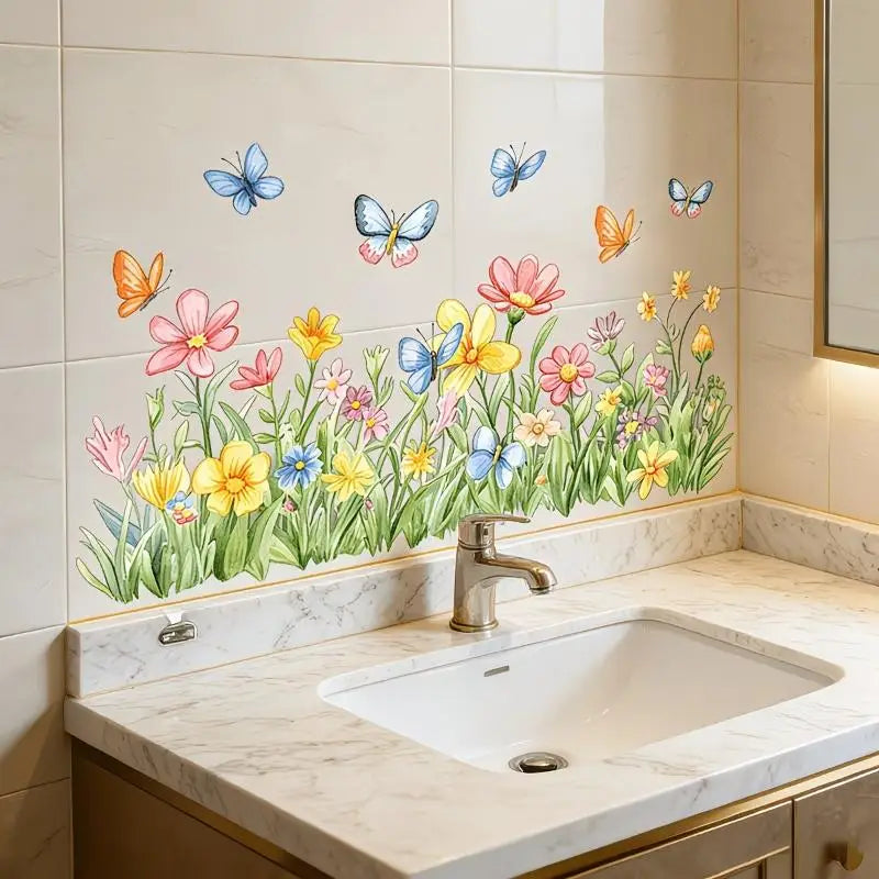 Watercolor Mushroom Wall Sticker – Removable Waterproof Decal Wall Decal Sticker Nixie