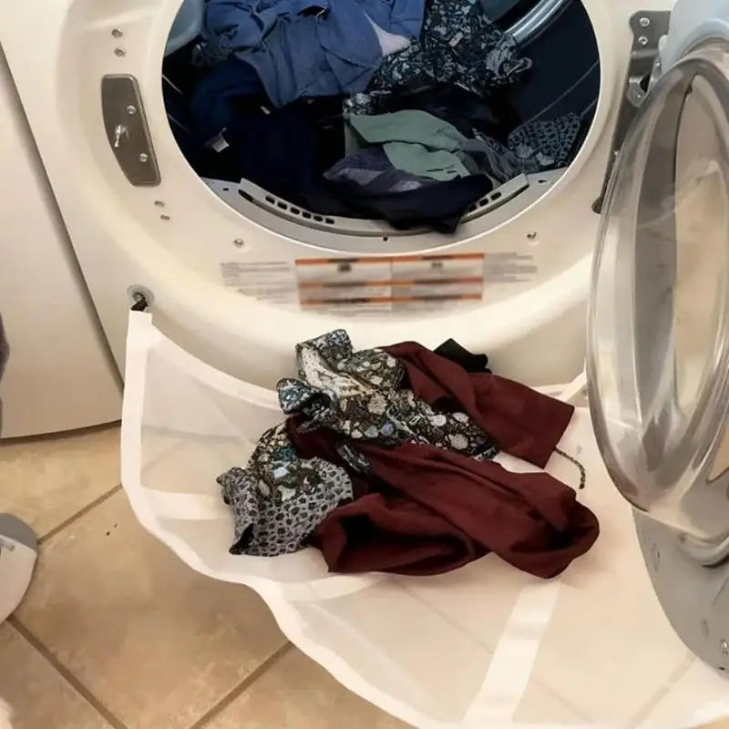 Foldable Washing Machine Lint Filter Net | Fine Mesh Hair Catcher Washing Machine Filter Nixie