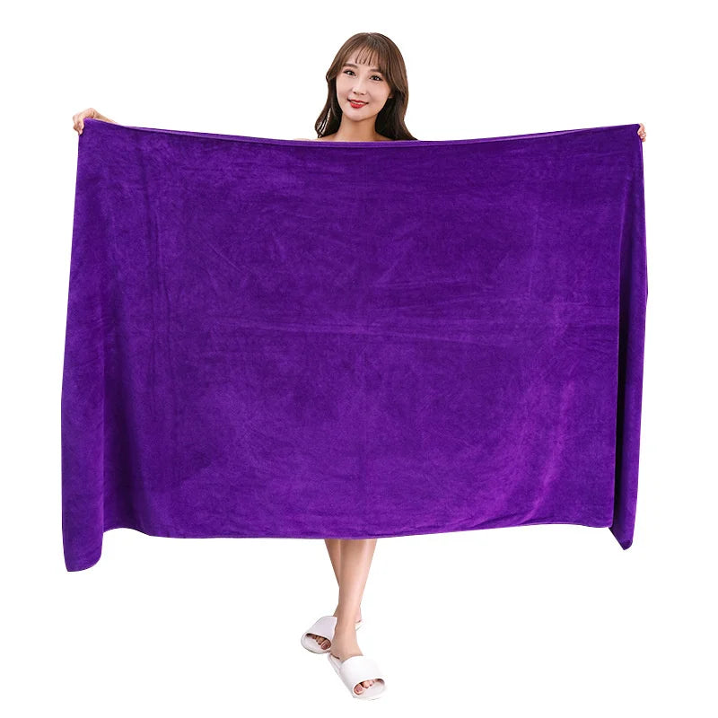 Large Microfiber Bath Towels – Salon & Massage Blanket Microfiber Bath Towel Nixie