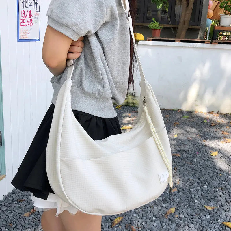 Large Capacity Women's Commuter Bag – Japanese Retro Hobo Hobo Shoulder Bag Nixie