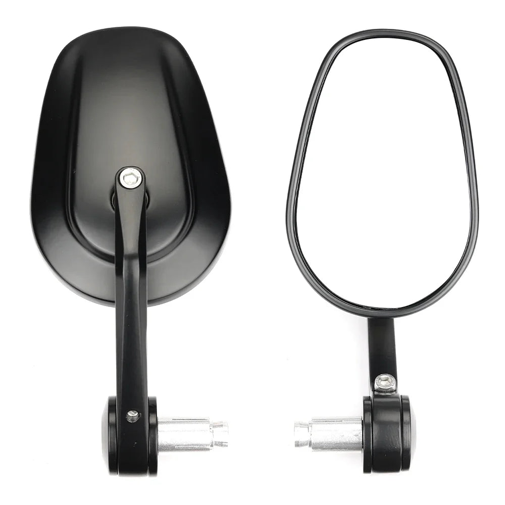 KEMITOUR 22mm Motorcycle Bar End Mirrors E24 Certified 360° Motorcycle Bar End Mirrors Nixie 1 Pair
