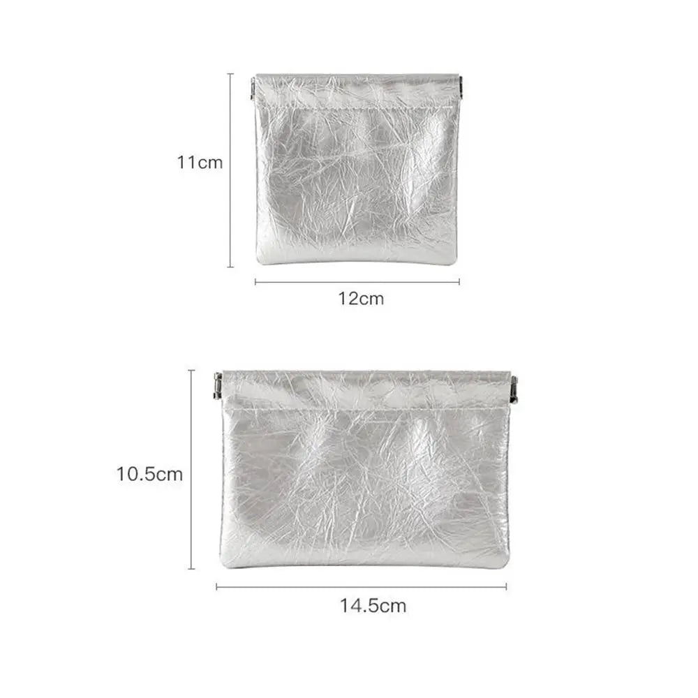 Waterproof PU Leather Coin Purse – Auto-Closure Mini Bag Coin Purse Nixie