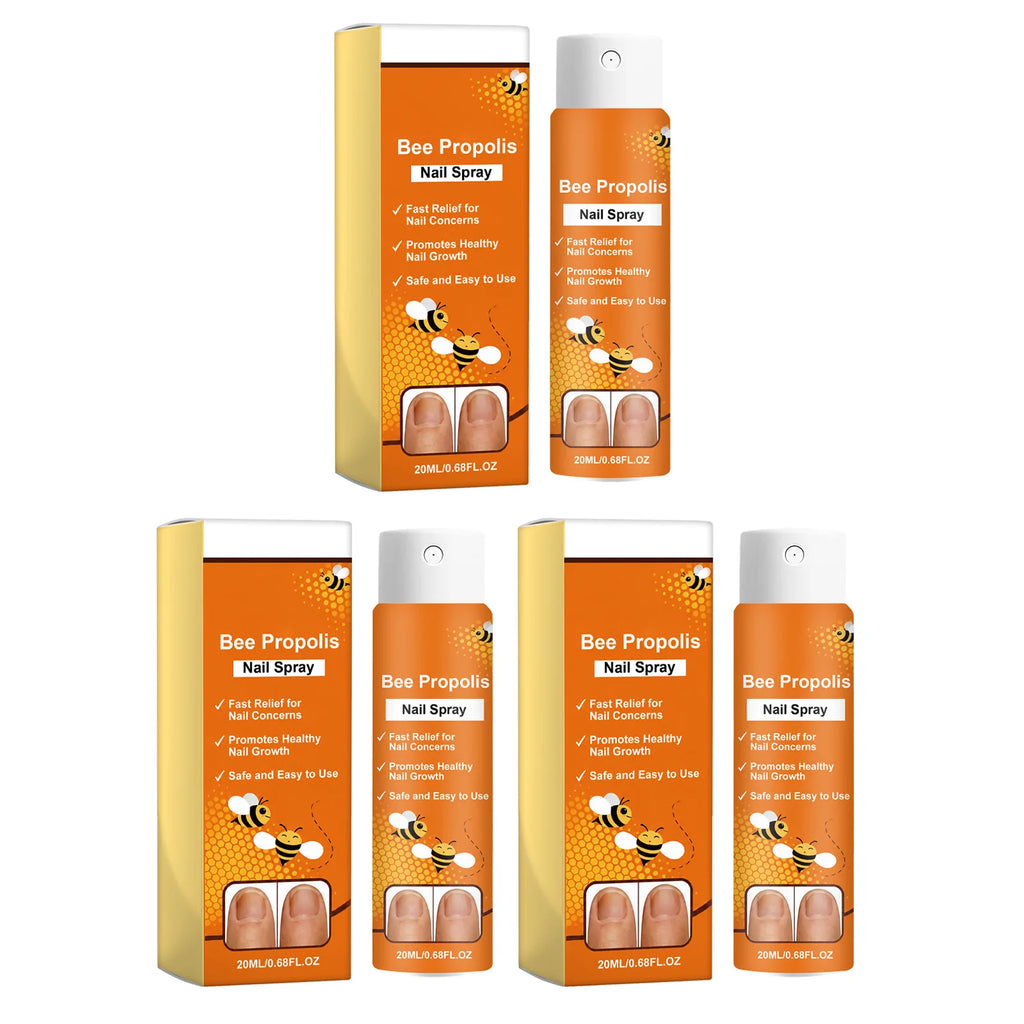 Bee Propolis Nail Spray – Nourishing Cuticle & Nail Care Nail Care Spray Nixie 3pcs