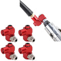 360° Swivel Air Hose Connector 1/4" NPT Fitting 150PSI Pneumatic Swivel Fitting Nixie 1pc