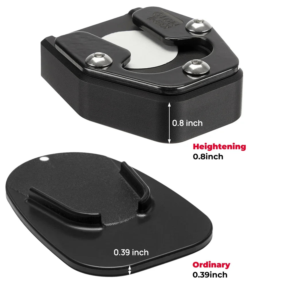 Kickstand Extender Pad for Sportster S RH1250 2021–2025 | CNC Aluminum Kickstand Extender Pad Nixie