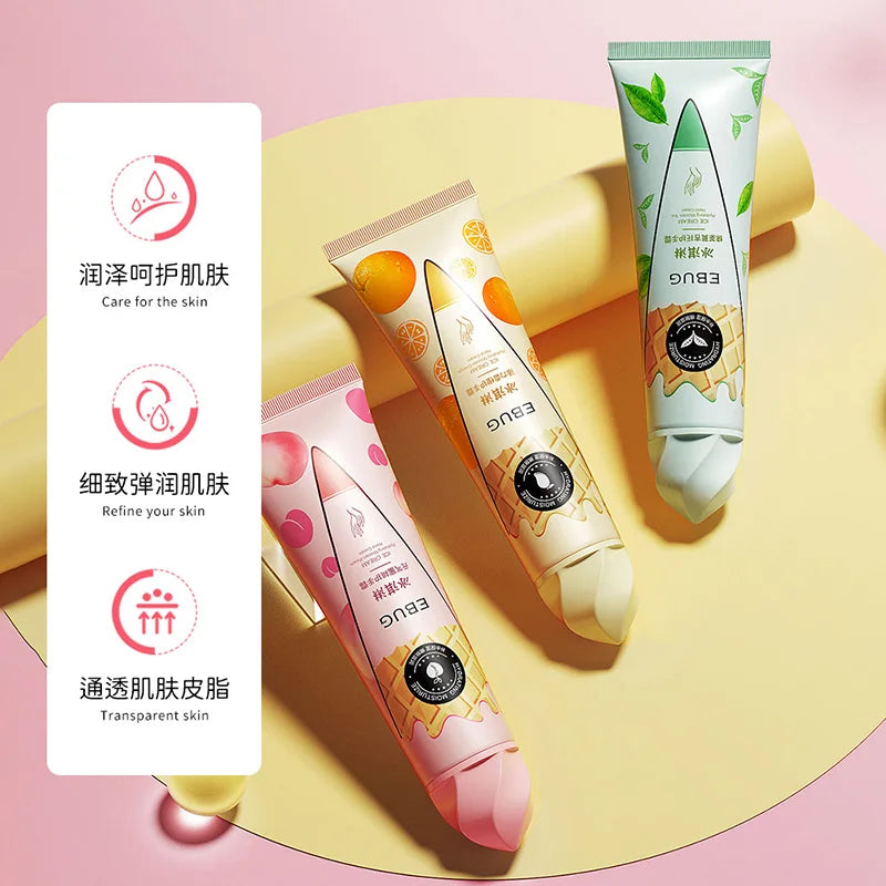 Ice Cream Hand Cream – Peach Fragrance, Moisturizing 30g Hand Cream Nixie