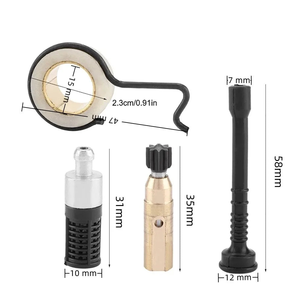 Chainsaw Oil Pump Gear Filter Kit for Stihl MS210 MS230 MS250 Chainsaw Parts Kit Nixie