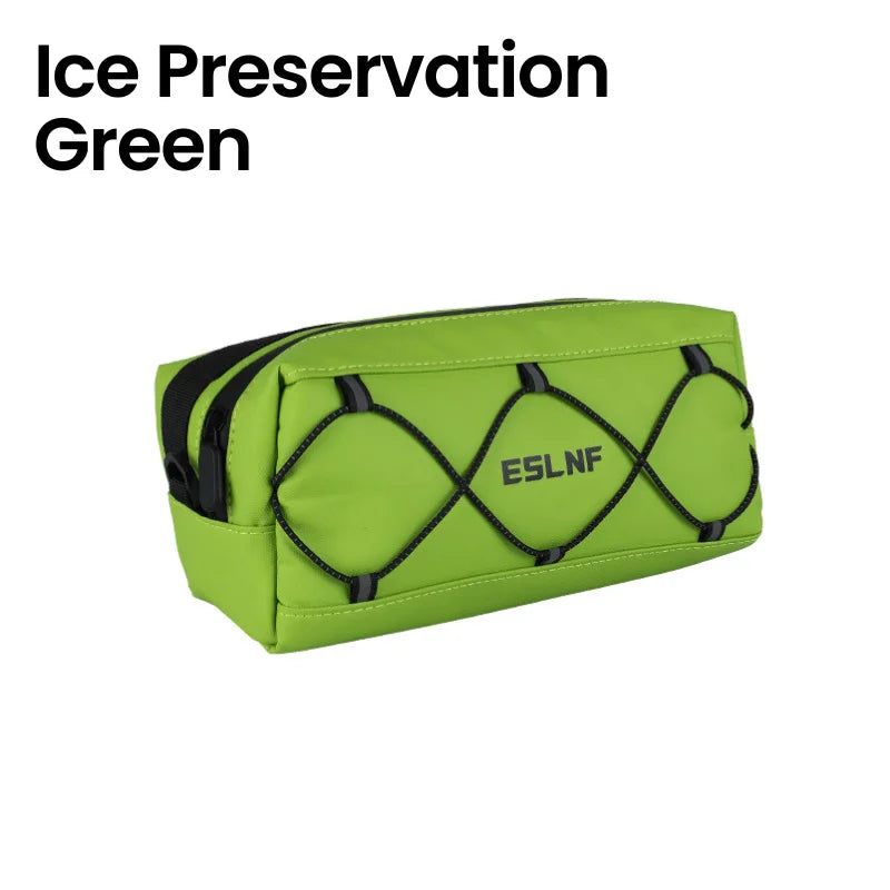 ESLNF Bike Handlebar Bag Waterproof Reflective Cycling Front Bag Handlebar Cycling Bag Nixie Ice Green