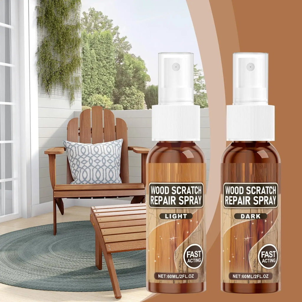 Wood Scratch Repair Spray 2pc – Furniture & Floor Restorer Wood Repair Spray Nixie