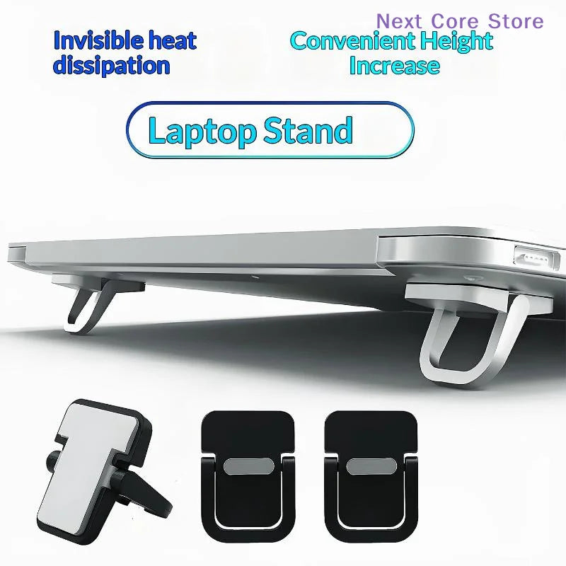 Mini Folding Laptop Stand Invisible Legs – Portable Keyboard Holder Laptop Stand Nixie