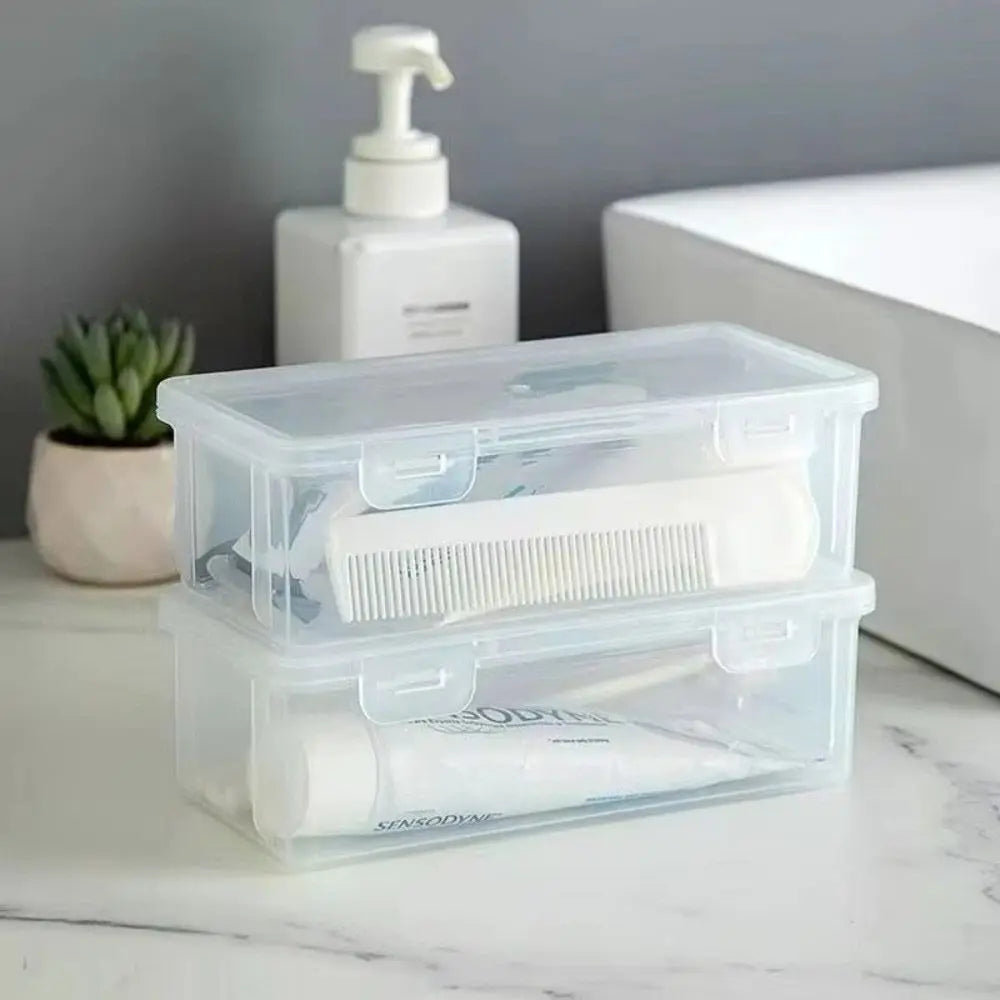 Transparent Desktop Storage Box | Dustproof PP Organizer Desktop Storage Organizer Nixie