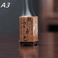 Chinese Style Alloy Square Incense Burner – Vertical Censer Incense Burner Nixie A3