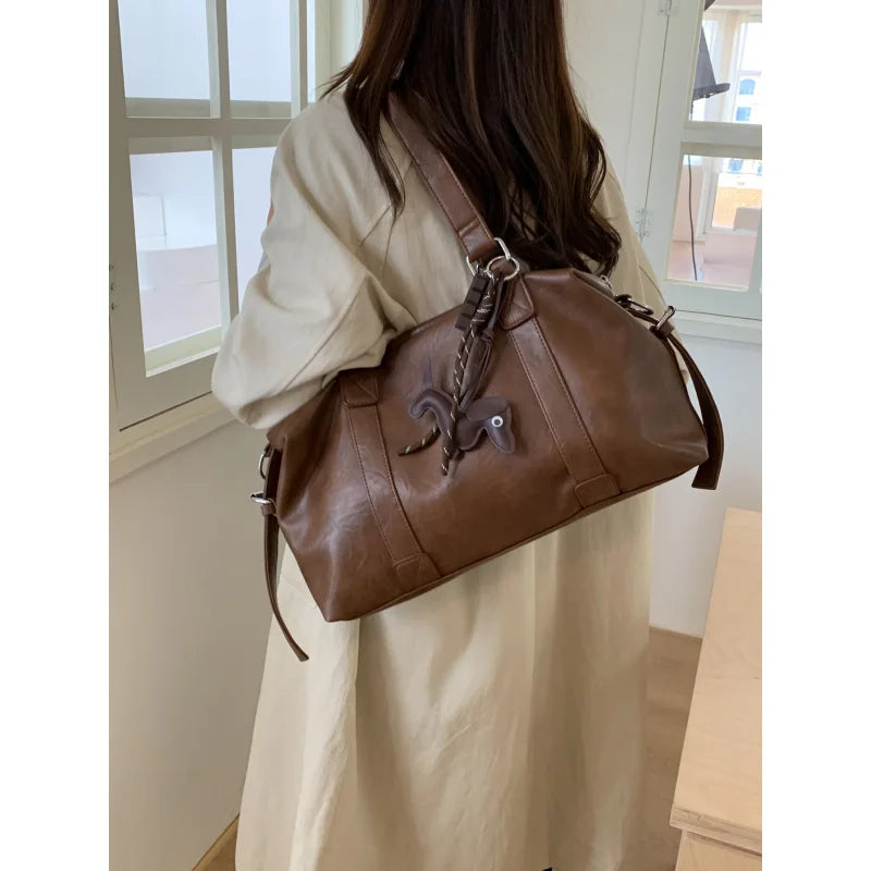 Women's Large Capacity Vintage Crossbody Shoulder Bag