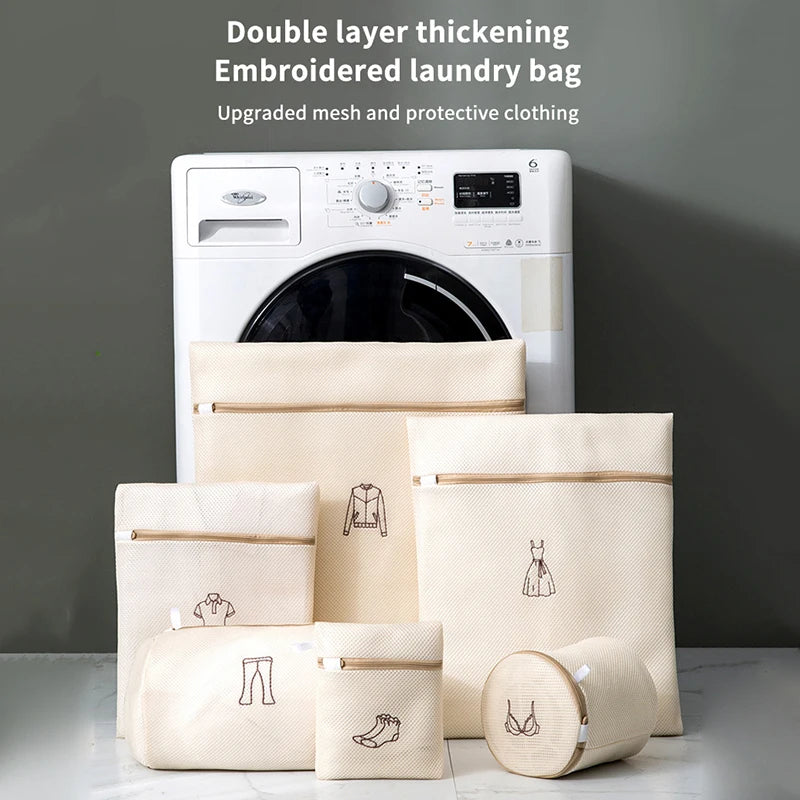 Fine Mesh Laundry Bags Set – Thickened Washing & Travel Storage Mesh Laundry Bag Nixie