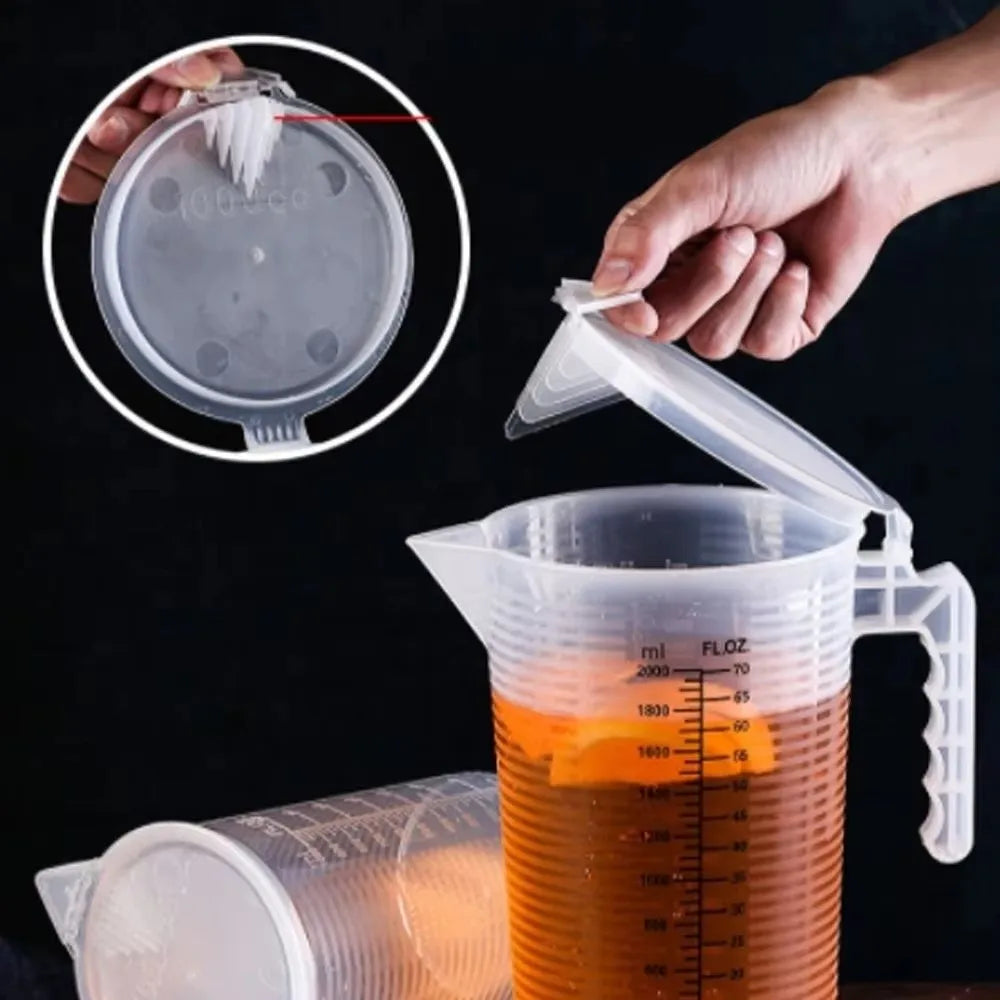 Clear Measuring Cup with Lid & Scale 100–5000mL | Nixie Measuring Cup Nixie