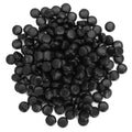 400Pcs Plastic Cord Locks Single Hole Toggle Buckle Clips Black White