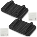 Silicone Laptop Charger Holder Under Desk Power Adapter Mount Charger Holder Mount Nixie Black 2PCS