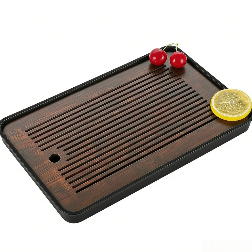 Bamboo KungFu Tea Tray with Drainage – Portable & Detachable Bamboo Tea Tray Nixie