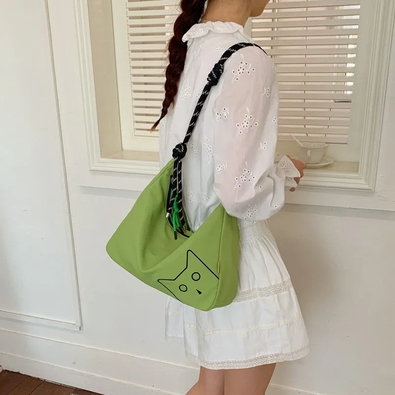 Women's Color-Block Embroidered Canvas Crossbody Bag | Nixie Canvas Crossbody Bag Nixie