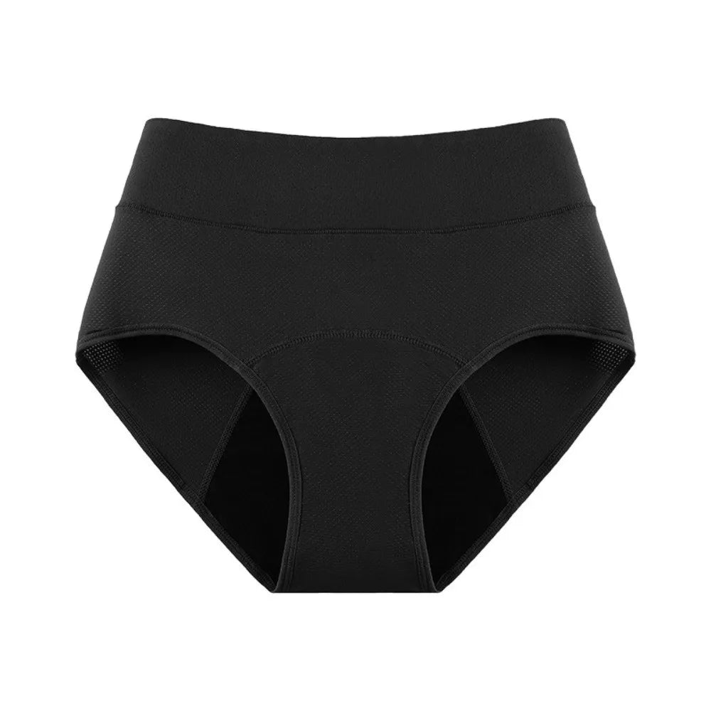 3-Layer High Waist Period Underwear – Reusable Menstrual Panties Period Underwear Nixie Black M 1pc