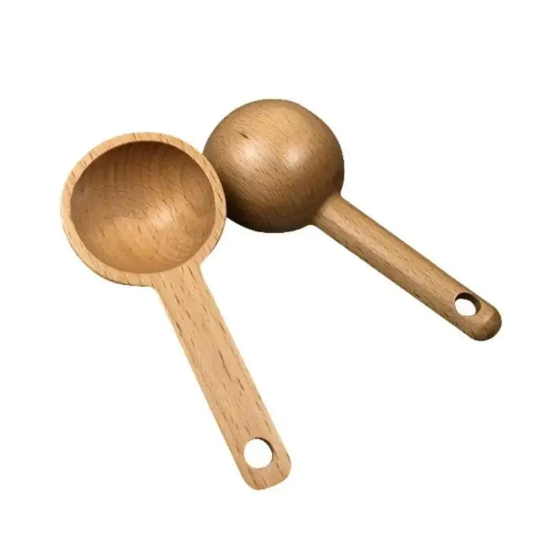 Wooden Measuring Spoon 7.5–45ML Beech Walnut Kitchen Tool
