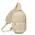Nixie Large Crossbody Chest Bag – Unisex Outdoor Sports Sling Crossbody Chest Bag Nixie Khaki
