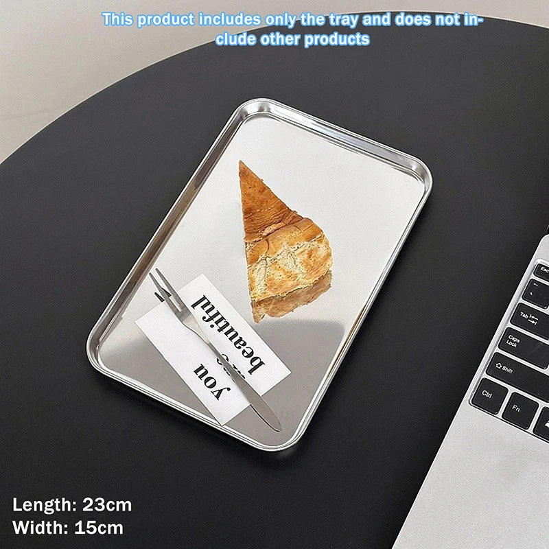 Stainless Steel Rectangular Cake Tray – Nordic Design Cake Baking Tray Nixie 1
