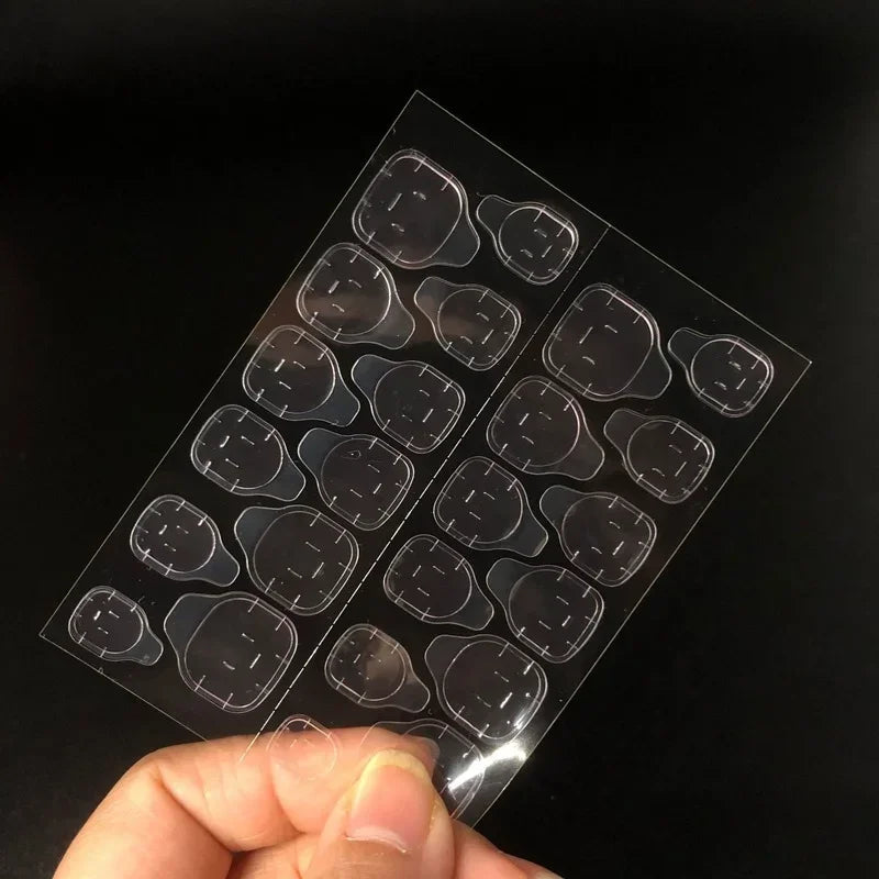 Double-Sided Nail Jelly Glue Adhesive Tabs 240pcs – Press-On Nail Adhesive Tabs Nixie