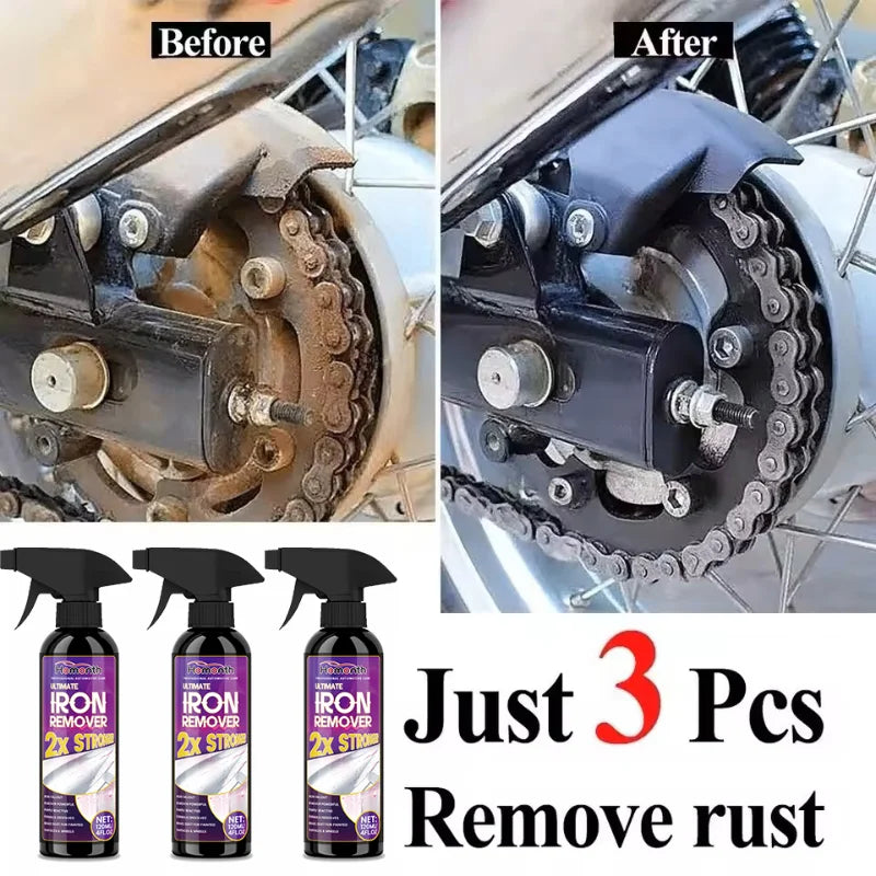 120ml Rust Remover Spray – Car Wheels, Metal & Bike Tools Rust Remover Spray Nixie