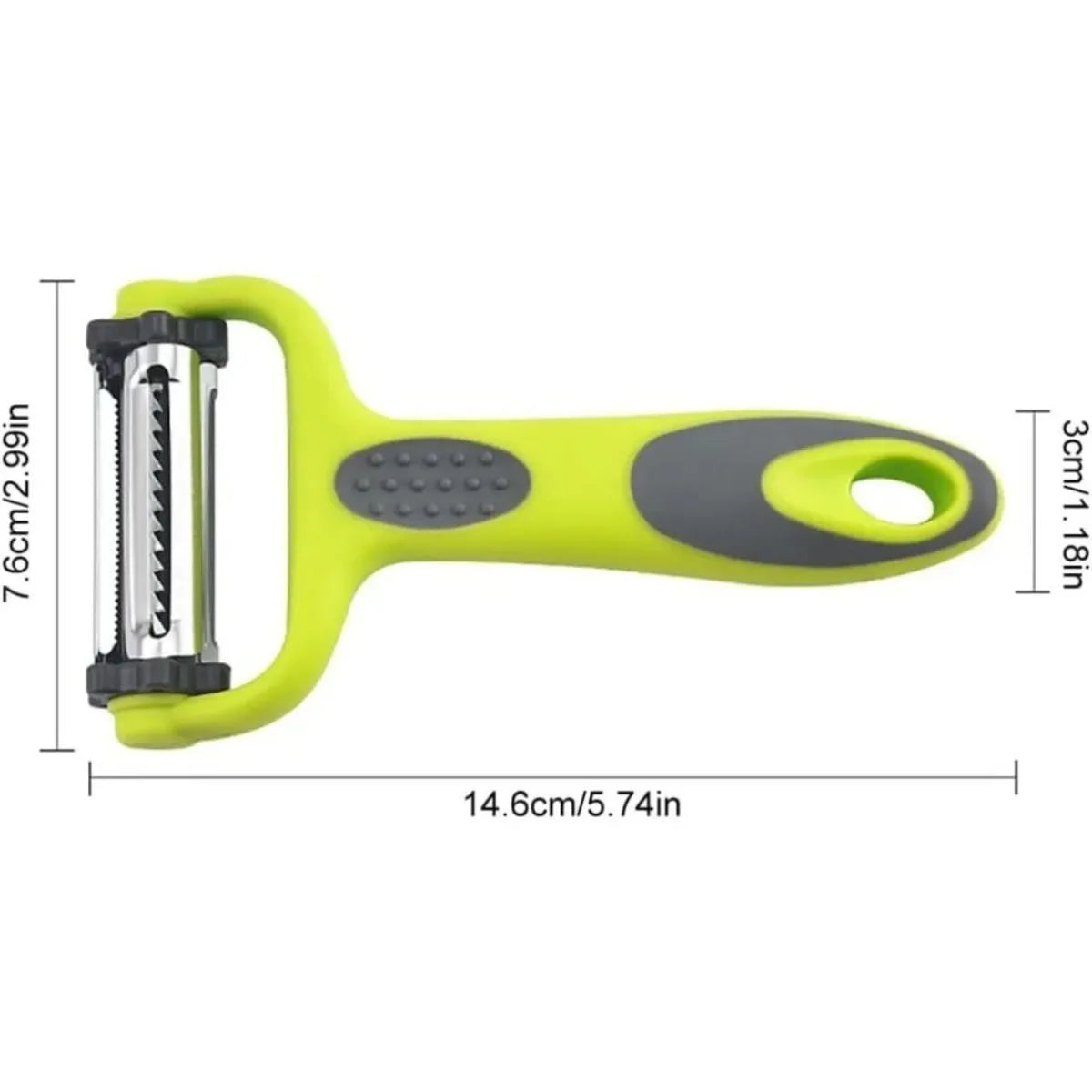 3-in-1 Julienne Serrated Vegetable Peeler Set – Kitchen Tool Vegetable Peeler Set Nixie