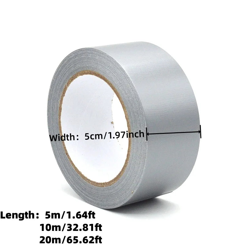 Waterproof Heavy Duty Cloth Duct Tape – Super Sticky, 16–65 ft